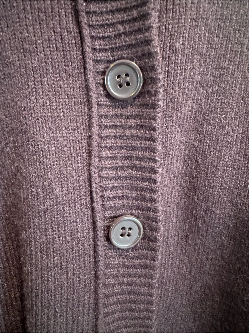 NWOT Altar'd State Dark Brown Button-Front Crewneck Cardigan